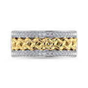 Diamond 1/3 Ct.Tw. Mens Band in 14K Two Tone