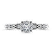 Diamond 1/2 Ct.Tw. Engagement Ring in 14K White Gold