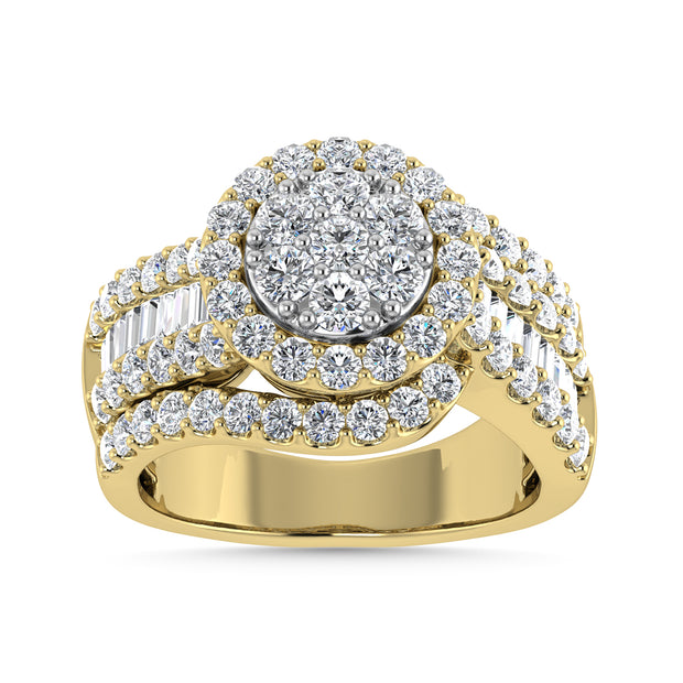 Diamond 2 Ct.Tw. Engagement Ring in 14K Yellow Gold