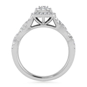 Diamond 1/2 Ct.Tw. Bridal Ring in 10K White Gold