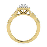 Diamond 1/2 Ct.Tw. Engagement Ring in 10K Yellow Gold