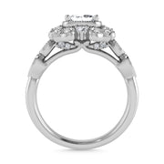 Diamond 5/8 Ct.Tw. Engagement Ring in 14K White Gold