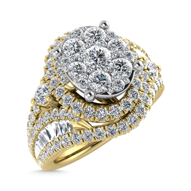 Diamond 1 5/8 Ct.Tw. Engagement Ring in 14K Yellow Gold