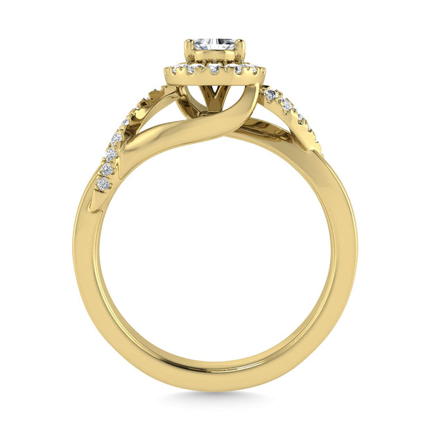 Diamond 1/2 Ct.Tw. Engagement Ring in 14K Yellow Gold