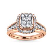 Diamond 1 Ct.Tw. Engagement Ring in 14K Rose Gold