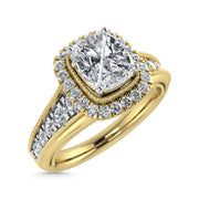 Diamond 1 Ct.Tw. Engagement Ring in 14K Yellow Gold