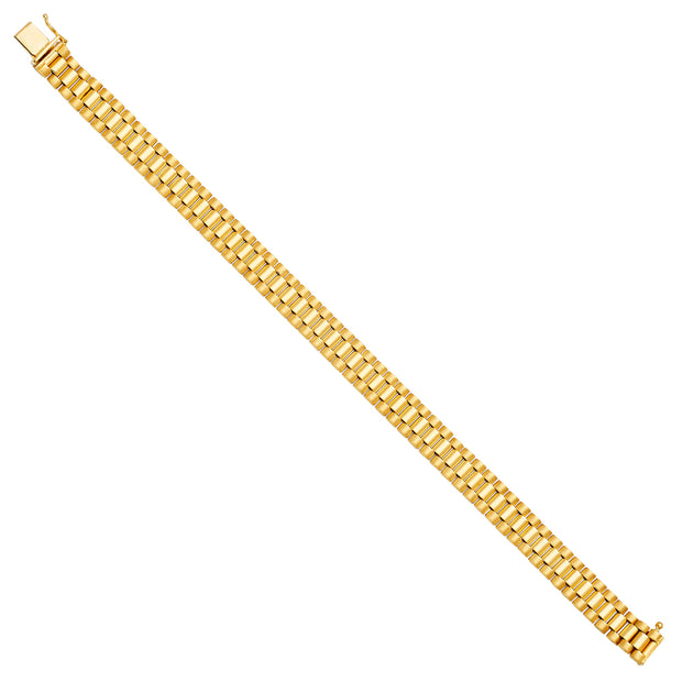 14K Gold Rolex Style Link Bracelet