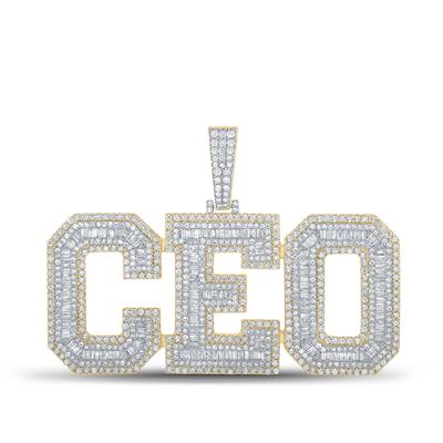 6 3/4CTW DIAMOND CEO MENS PENDANTS