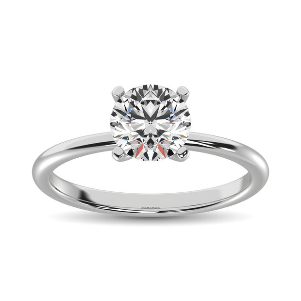 14K White Gold Lab Grown Diamond 1 Ct.Tw. Solitaire Ring