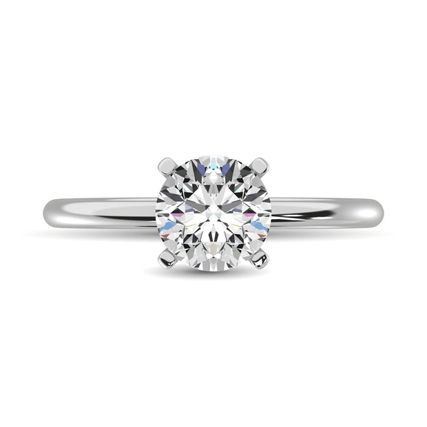 14K White Gold Lab Grown Diamond 1 Ct.Tw. Solitaire Ring