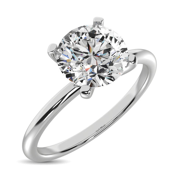 14K White Gold Lab Grown Diamond 1 Ct.Tw. Solitaire Ring