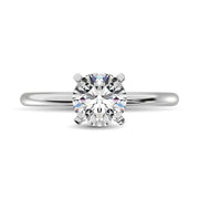 14K White Gold Lab Grown Diamond 1 1/2 Ct.Tw. Solitaire Ring