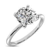 14K White Gold Lab Grown Diamond 1 1/2 Ct.Tw. Solitaire Ring