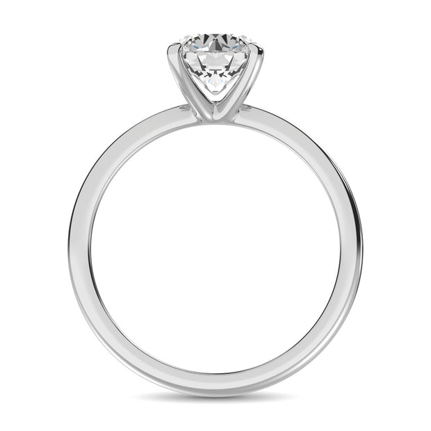 14K White Gold Lab Grown Diamond 1 1/2 Ct.Tw. Solitaire Ring