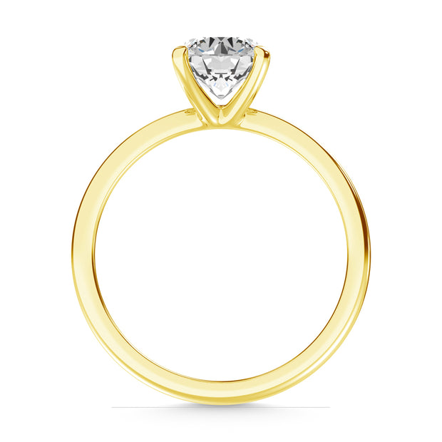 14K Yellow Gold Lab Grown Diamond 2 Ct.Tw. Solitaire Ring