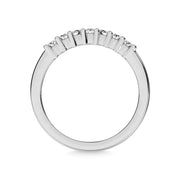 10K White Gold Lab Grown Diamond 1/2 Ct.Tw. Ladies Band