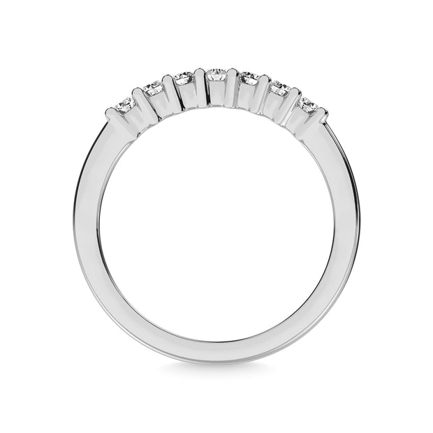 10K White Gold Lab Grown Diamond 1/2 Ct.Tw. Ladies Band