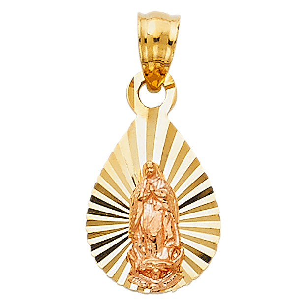 14K OUR LADY OF GUADALUPE PENDANT