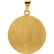 14K Saint Anne Medallion