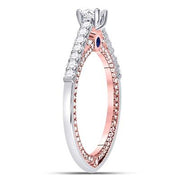1 CT-DIA 1/5CT CPR BRIDAL RING CERTIFIED