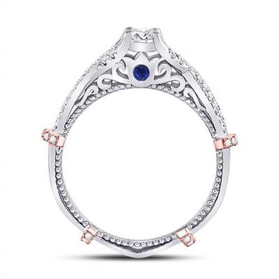 1/2CT-DIANOND 1/5CT-CPR BRIDAL RING CERTIFIED