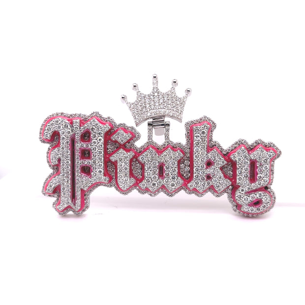 Custom Pinky Diamond Pendant